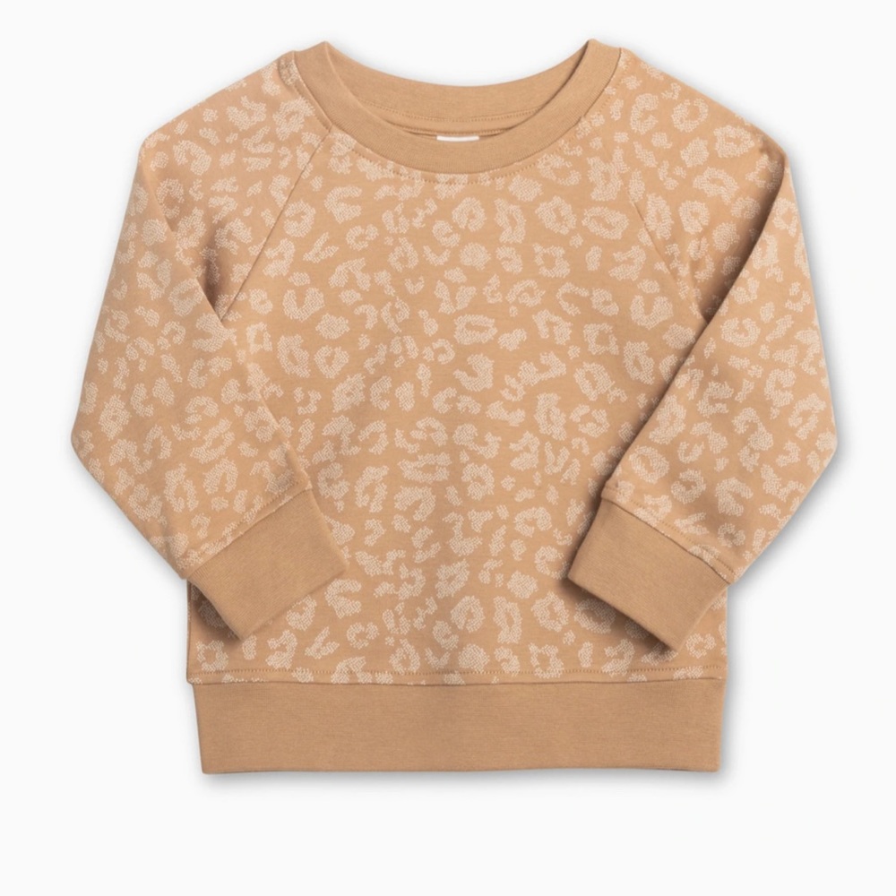 Portland Pullover-Leopard Tan